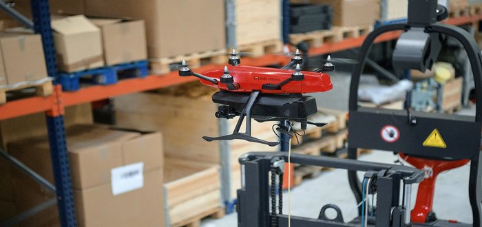 A drone will take care of stocktaking in the future