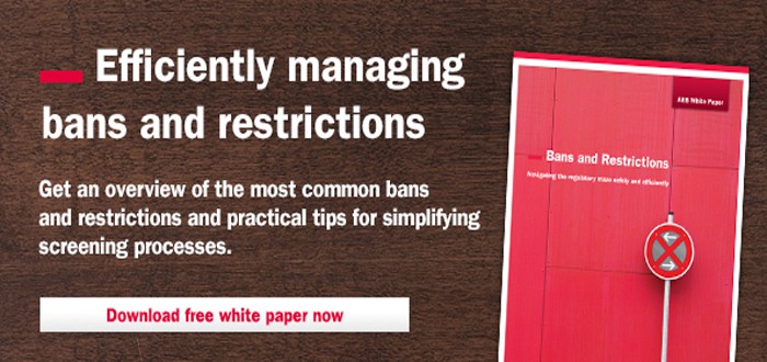 AEB releases new white paper with valuable tips for efficiently managing bans and restrictions.