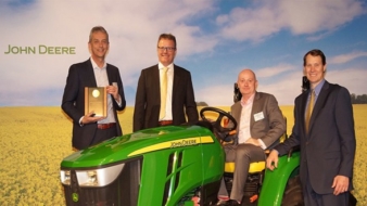 Carousel recognised by John Deere for achieving excellence.