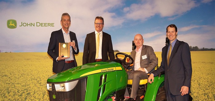 Carousel recognised by John Deere for achieving excellence.