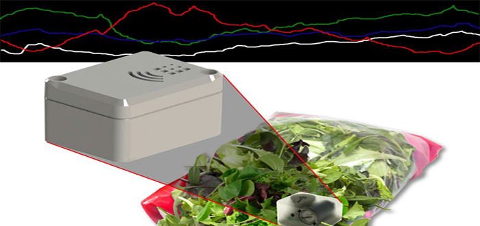 Real time environmental data collection from inside a food pack right across the distribution chain.