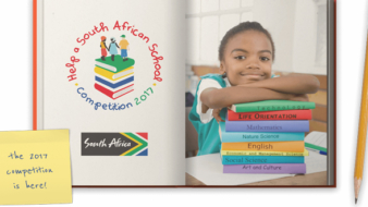 Myhermes supporting book campaign for underprivileged South African children.