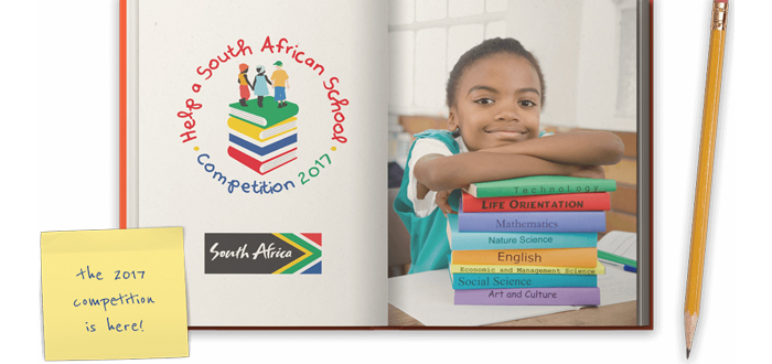 Myhermes supporting book campaign for underprivileged South African children.