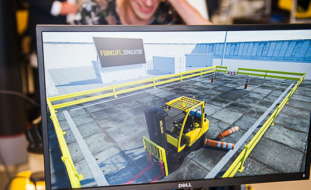 TRAINING AND FORKLIFT SIMULATION. A MATCH MADE IN… THE WAREHOUSE?