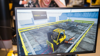 TRAINING AND FORKLIFT SIMULATION. A MATCH MADE IN… THE WAREHOUSE?