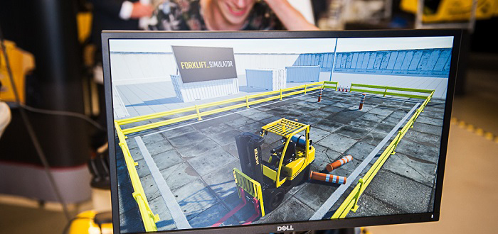 TRAINING AND FORKLIFT SIMULATION. A MATCH MADE IN… THE WAREHOUSE?