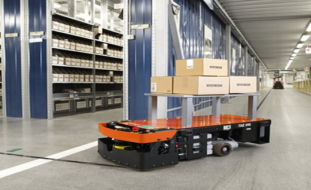 Smarter handling with lean automated trucks from Toyota.