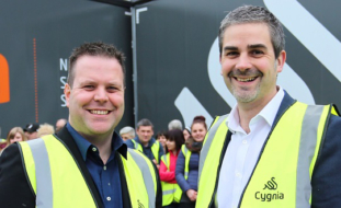 Cygnia Logistics promotes new brand at eDelivery Expo.