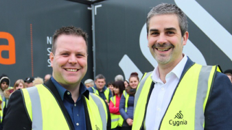 Cygnia Logistics promotes new brand at eDelivery Expo.