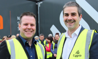 Cygnia Logistics promotes new brand at eDelivery Expo.