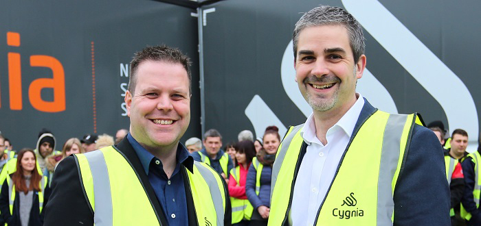 Cygnia Logistics promotes new brand at eDelivery Expo.