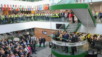 Official opening of Combilift’s new €50 million global headquarters and manufacturing facility.