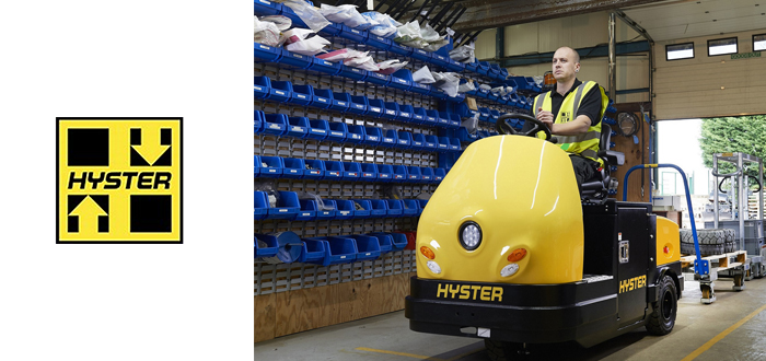 New Hyster® Rider Tow Tractor Supports Automotive Industry Productivity.