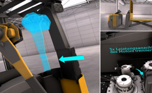 Jungheinrich virtual reality training provides immersive learning experience for engineers.