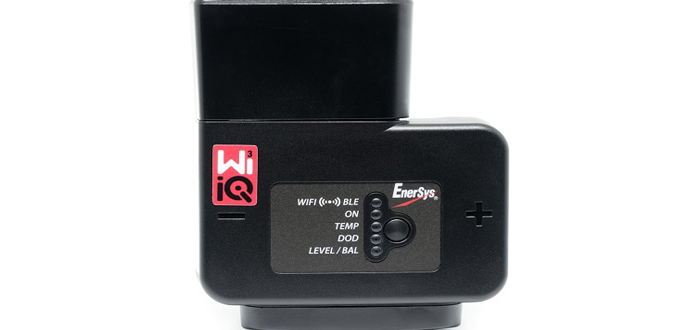 New wireless monitoring device from EnerSys® enhances visibility and control to help lift-truck operators reduce battery fleet TCO.