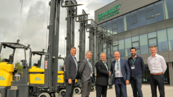 100th Aisle Master Articulated Forklift For Eddie Stobart.