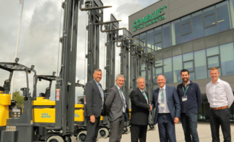 100th Aisle Master Articulated Forklift For Eddie Stobart.