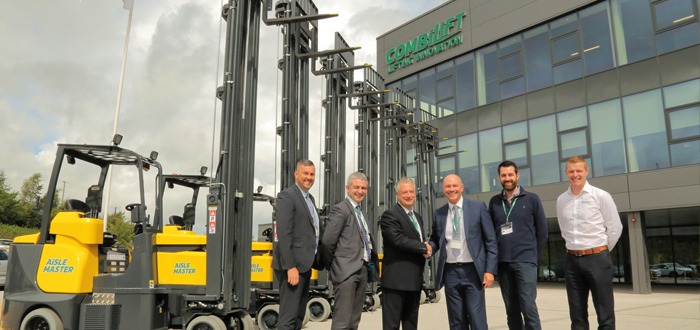 100th Aisle Master Articulated Forklift For Eddie Stobart.