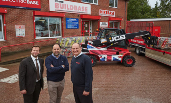 Buildbase support Royal British Legion with Union Jack Teletruk.