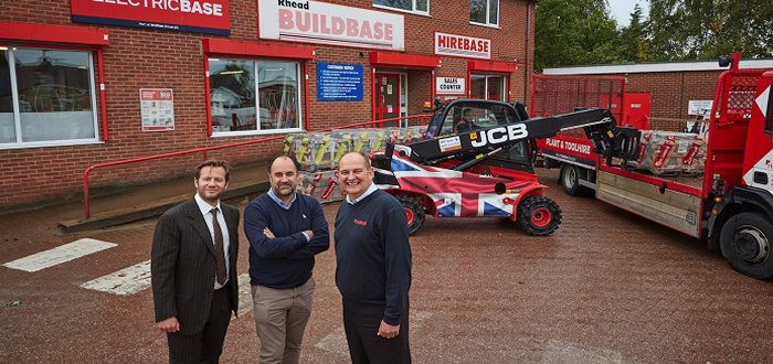 Buildbase support Royal British Legion with Union Jack Teletruk.