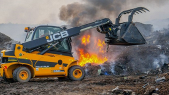JCB’s Teletruk joins the front line at Staffordshire Fire and Rescue