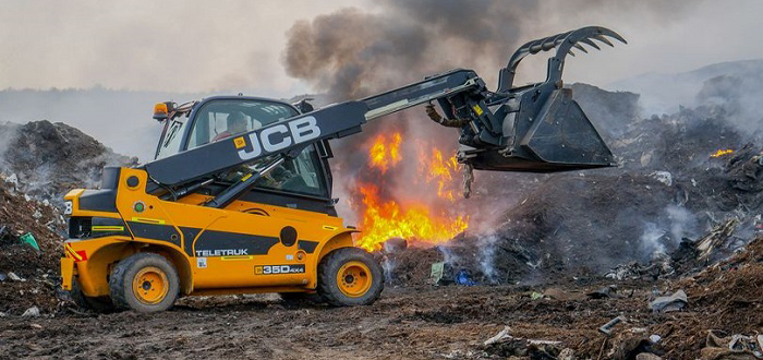 JCB’s Teletruk joins the front line at Staffordshire Fire and Rescue