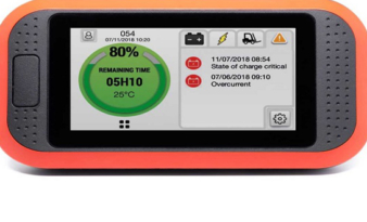 New Truck iQ dashboard display gives materials handling vehicle drivers real time visibility of battery status