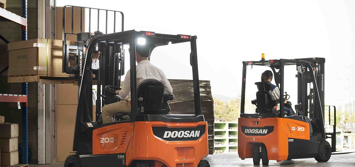 Doosan powers ahead at CV Show 2019