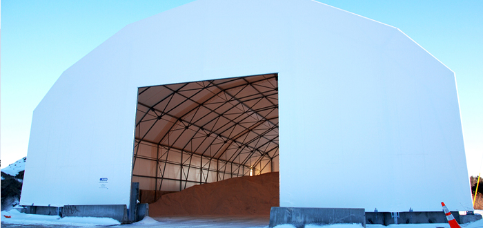 Local councils drive to increase salt warehouse capacities ahead of winter.