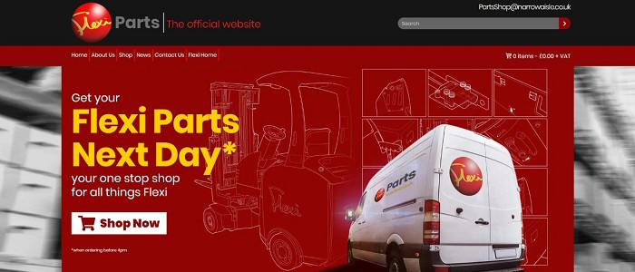 Narrow Aisle launches online Flexi parts store