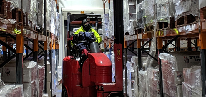 Lithium-ion-powered Flexi trucks boost cold store’s efficiency