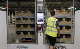 CILT award win makes it a hat-trick for Superdry and Invar Systems with Hikrobot