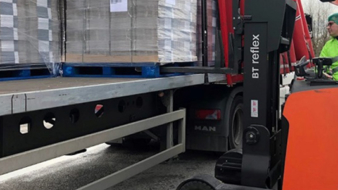 Snack producer reduces fleet size and makes efficiency gains with Toyota forklifts