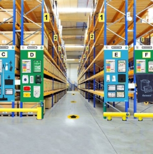 NEW BEAVERSWOOD SHADOW BOARDS FOR END OF AISLE WAREHOUSE RACKING APPLICATIONS